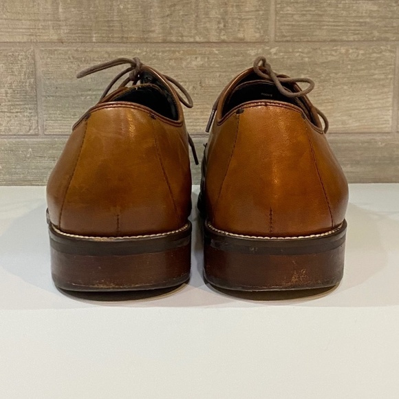 Cole Haan Mens Lenox Hill British Tan Cap Toe Lace Up Dress Oxfords Size 12 M - Picture 5 of 13